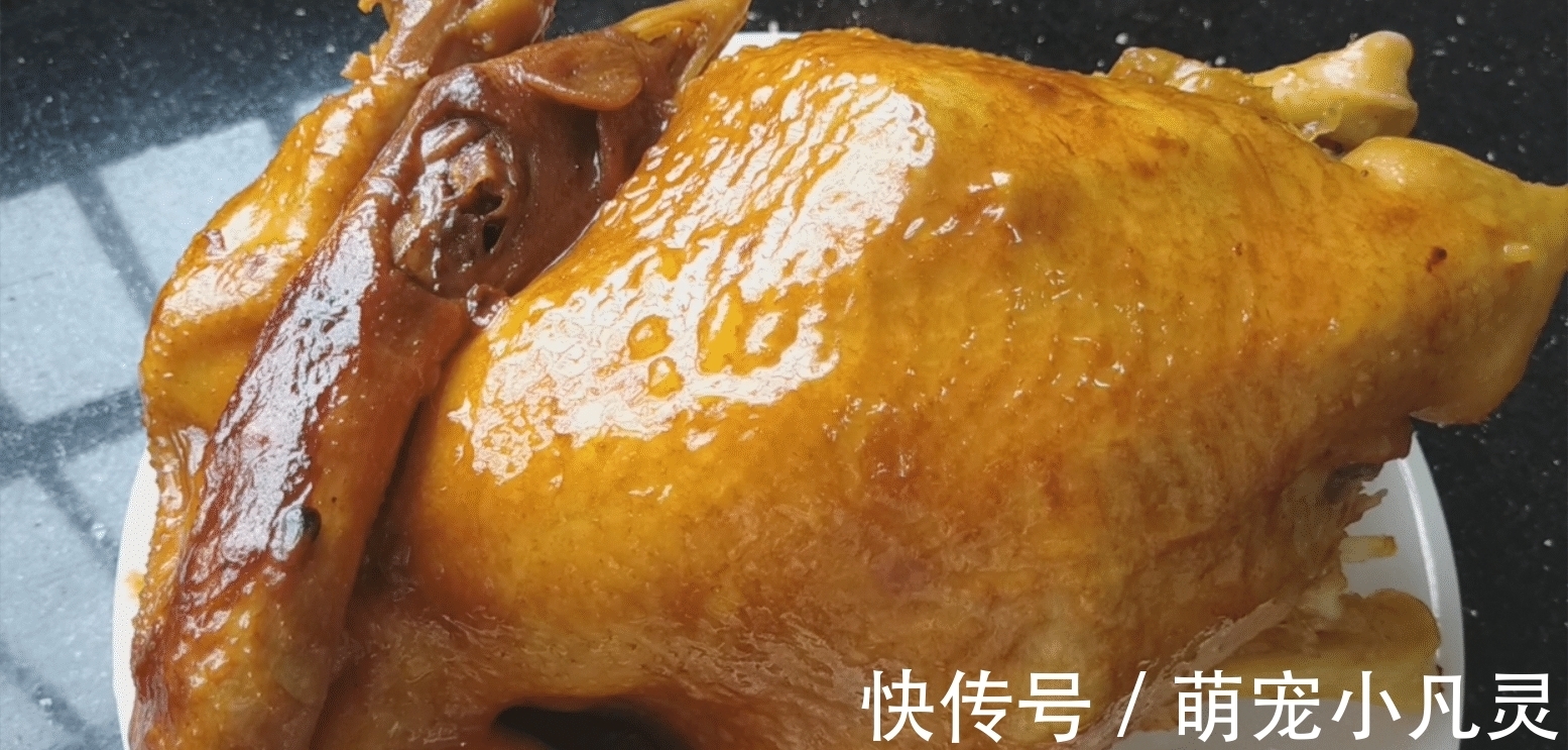 鸡肉|鸡肉这样做好吃不油腻，4斤鸡5个果，出锅色香味俱全，待客真有面