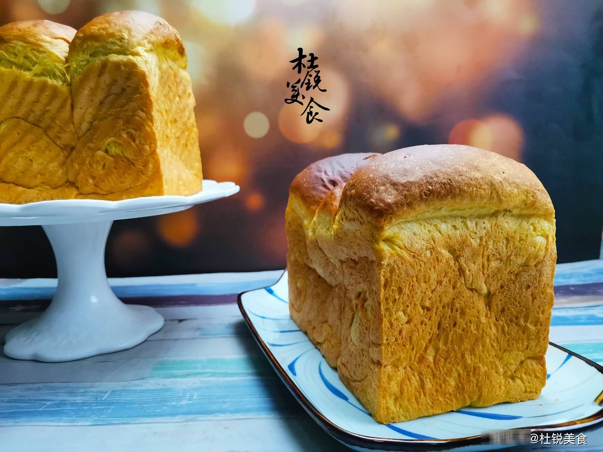 做吐司，冬季别再用水和面，加入南瓜，吐司金黄拉丝，家人喜欢