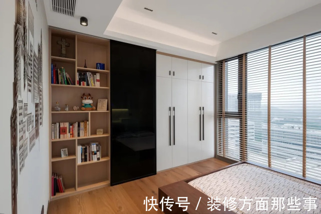 地砖|183平在浓厚的木质感地面与天花装饰下,舒适而又温馨优雅