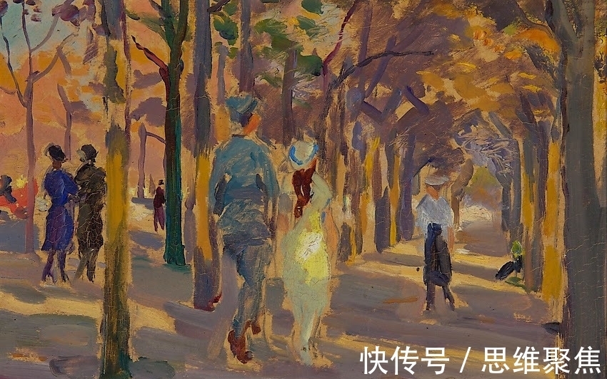 桑特里#笔意未尽的挥洒,印象派画家桑特里的绘画作品