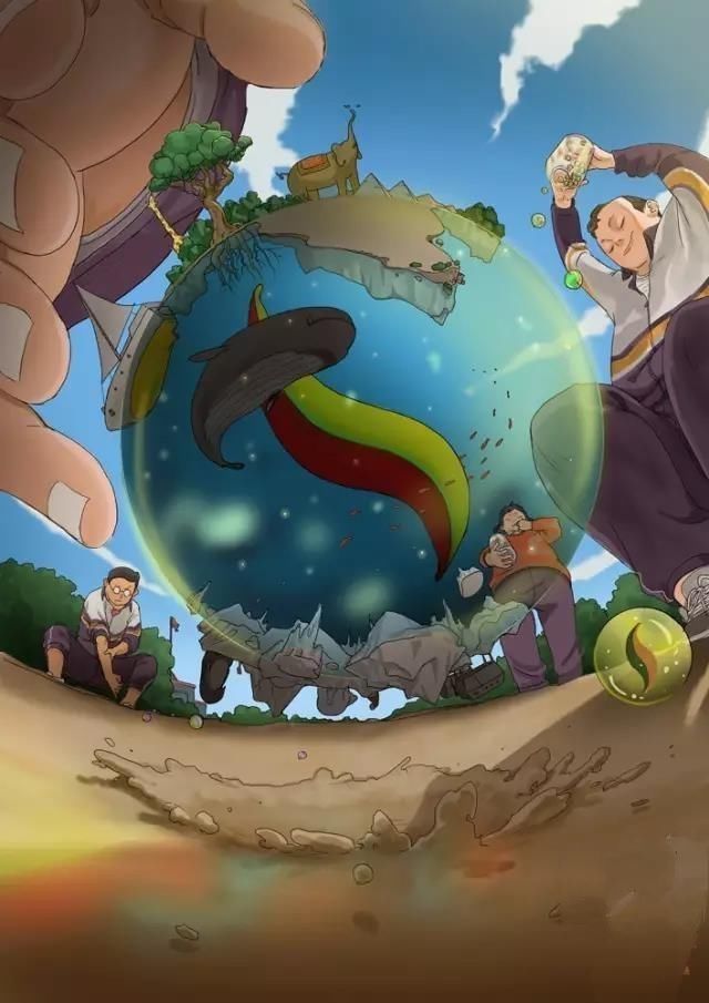 插画|一组让80、90后泪流满面的插画,看着看着就沉默了