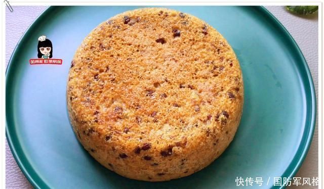 电饭煲红豆发糕,这样做不用揉面,不用擀面,好吃还简单