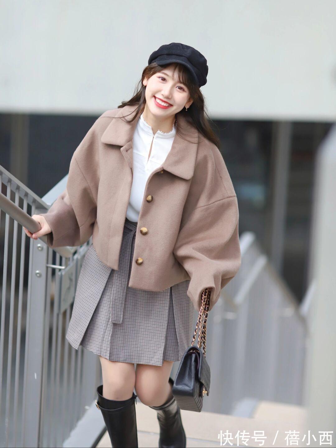 冬季 “短外套”才是最适合小个子的单品,冬季气质款长这样,时髦洋气