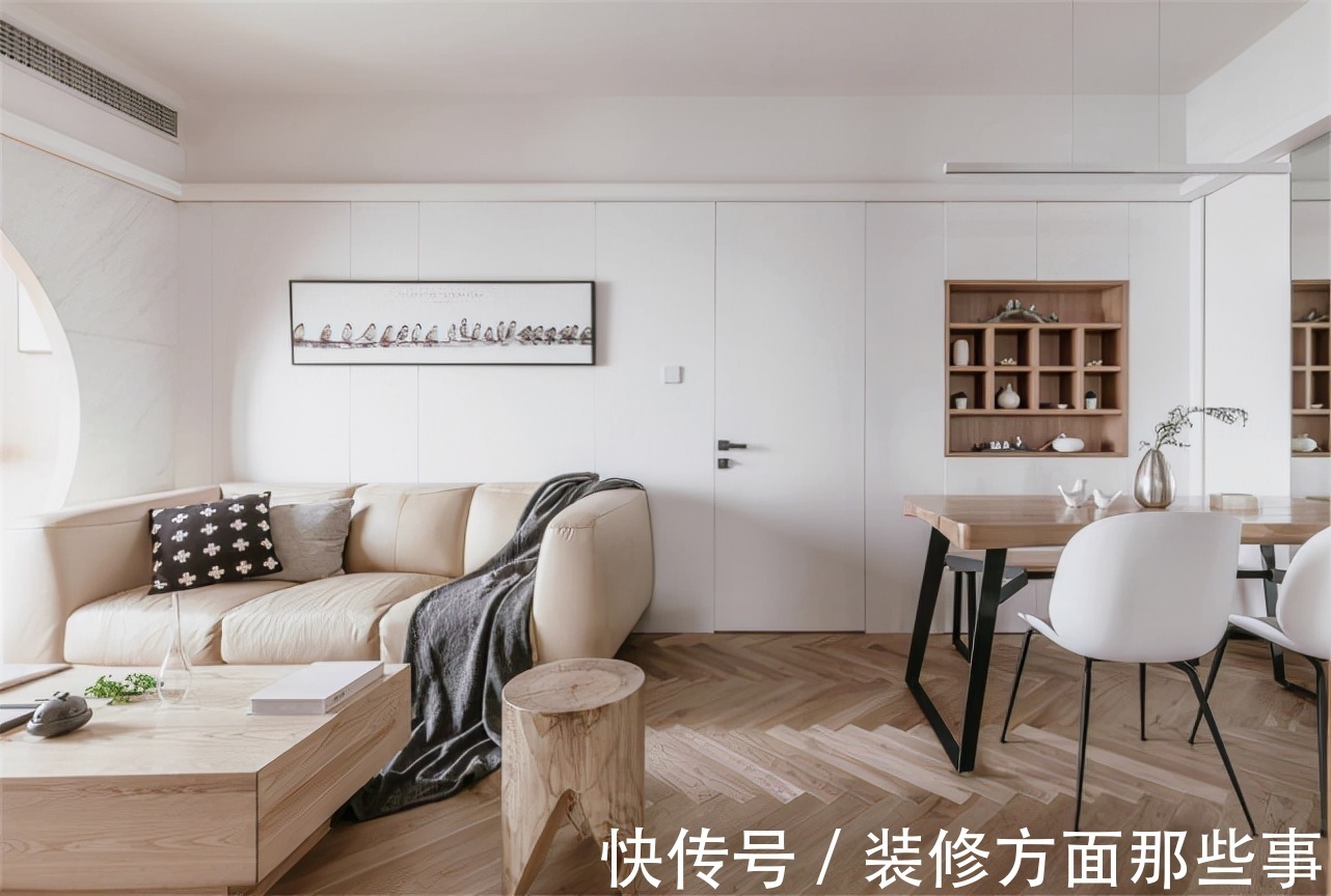 原木色|120平个日式风三居室化繁为简,让简约诠释家的温度