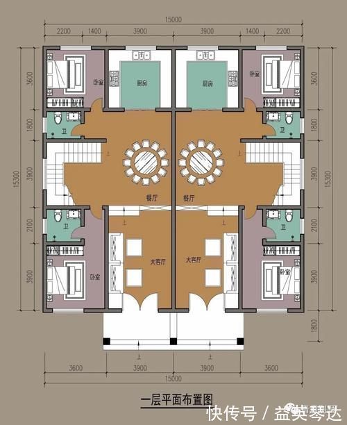 双拼别墅|15×15.3米三层双拼小别墅,房子再大也不及兄弟情义