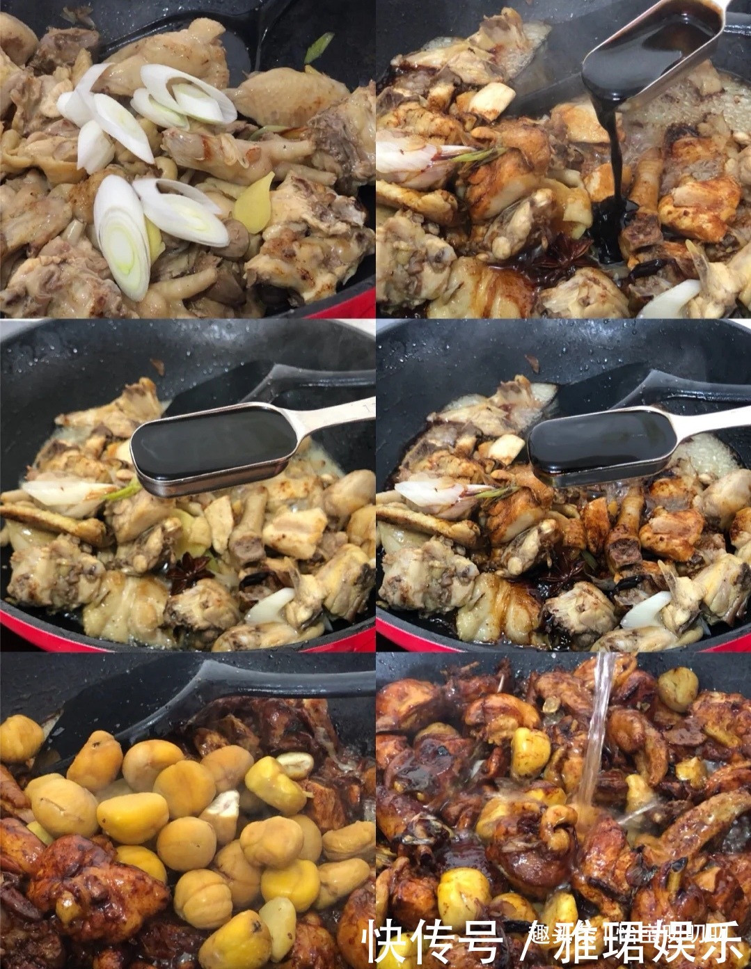 5分钟教会你做板栗炖鸡,板栗绵软粉糯,好吃又下饭