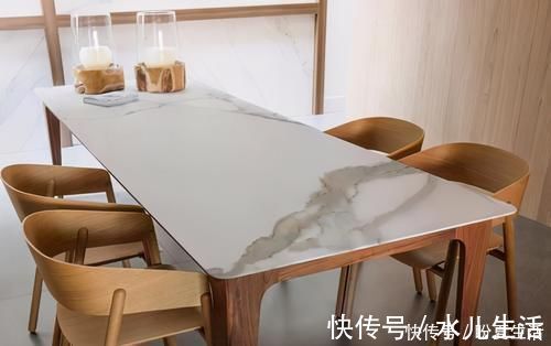 易碎|别装大理石餐桌了，这种材料更耐造，用作餐桌更环保