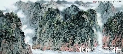 色墨#岭南画派|苍中有润,方楚乔山水画