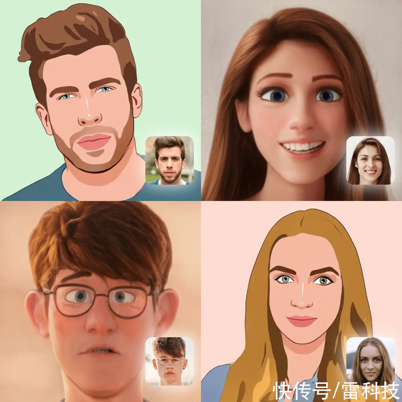 小雷|超火的微信漫画头像!照片一键变漫画,太惊艳了