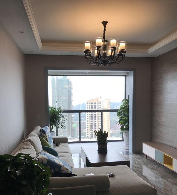 老城区|83㎡小三房，一进门玄关很抢眼，客厅是亮点，忍不住晒晒