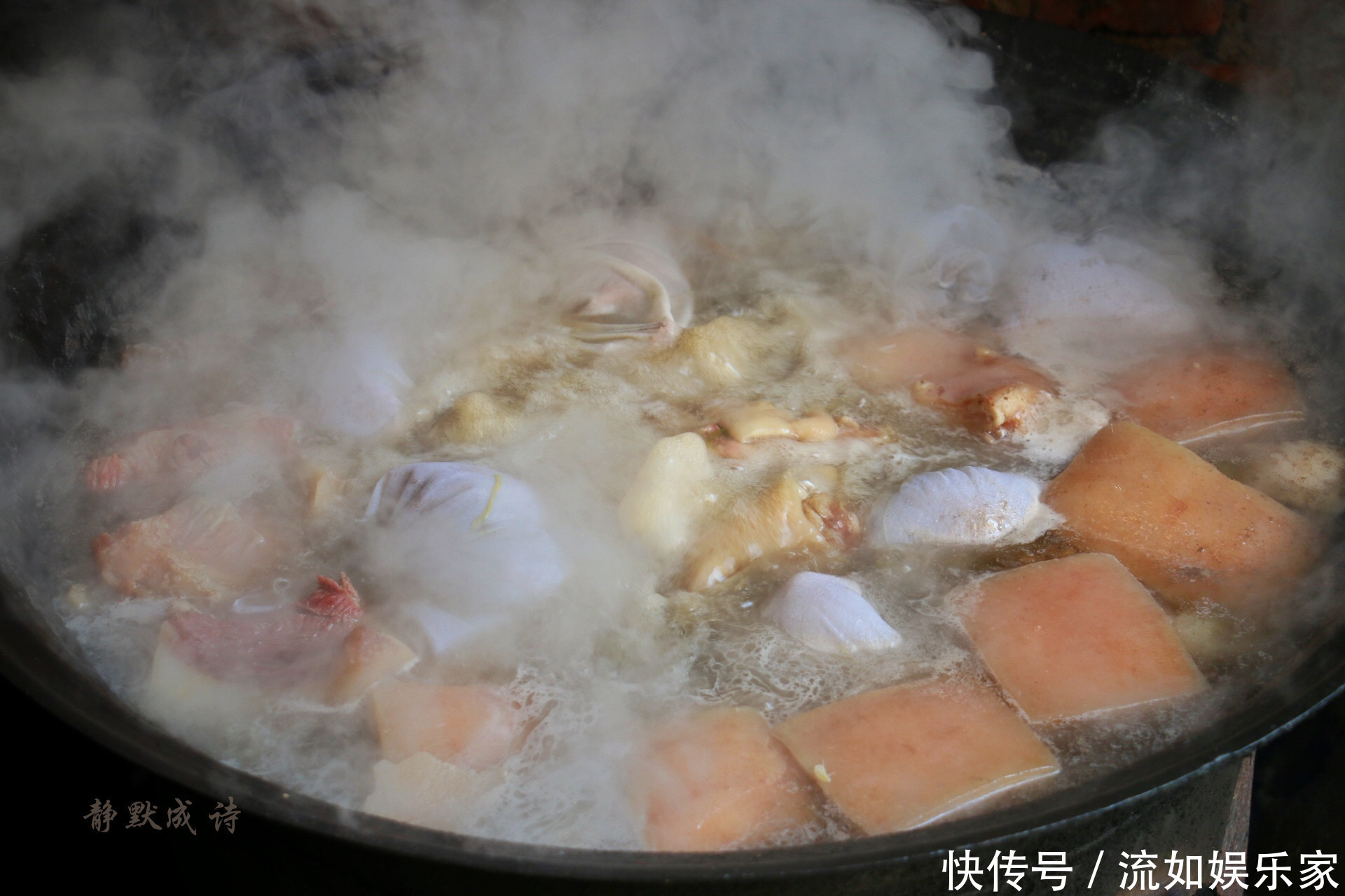 年关|北方的年关,把炉灶架起来,大锅煮大肉,看着就爽,流口水了