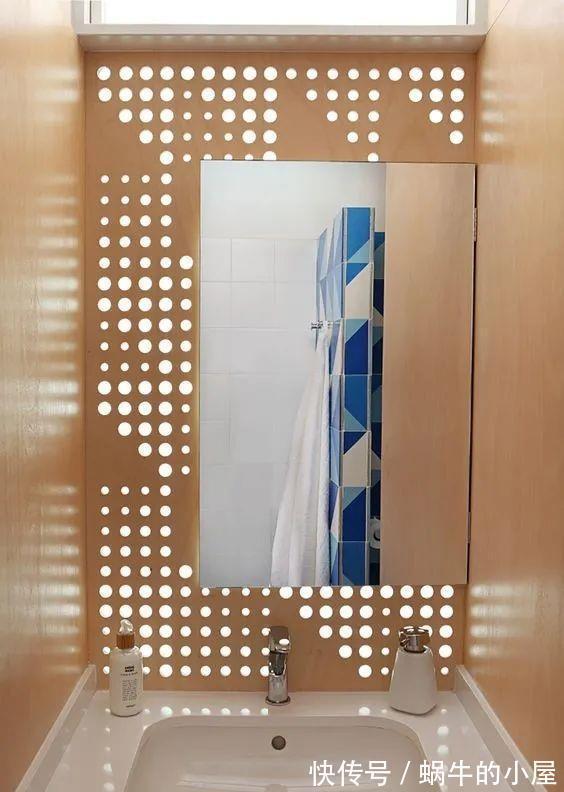 卫生间|太会精打细算了!不砌墙了,卫生间洗漱台后就是淋浴区,方便许多