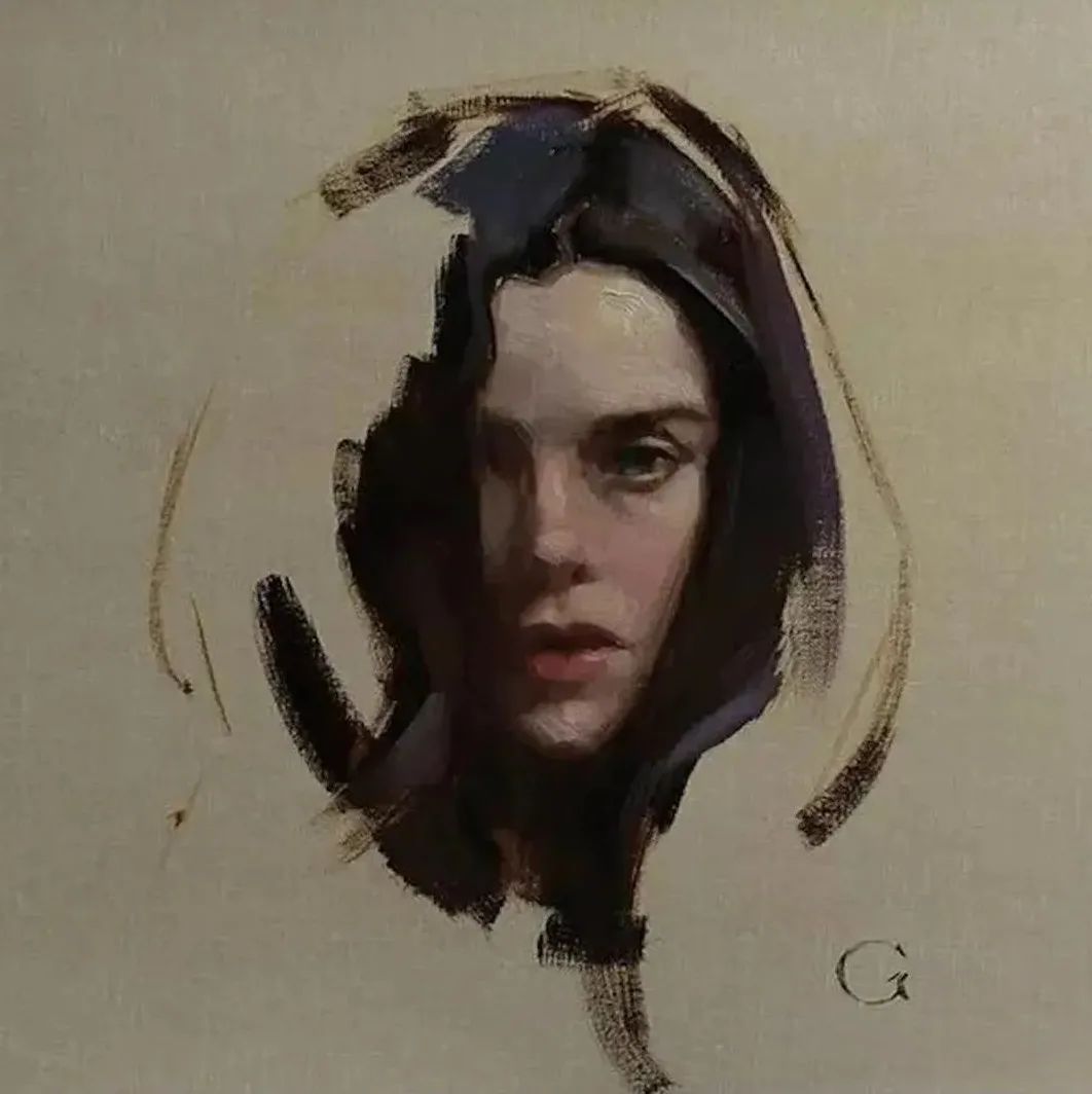 负空间&美国当代学院派画家大卫·格雷的作品,古朴之美,甚美