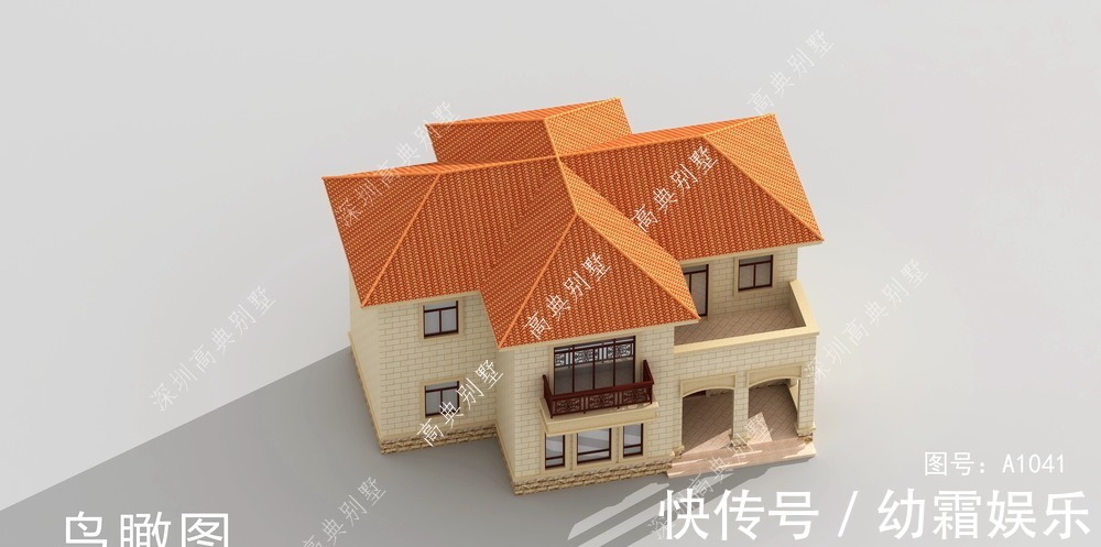 别墅|欧式两层别墅,成本实惠,是值得盖的好房子。