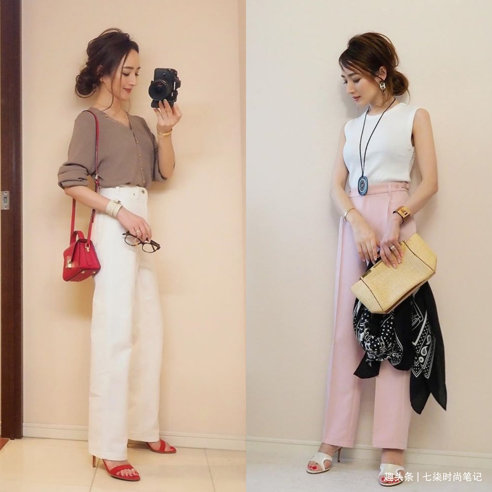 小个子 身高仅156cm,这位小个子辣妈的显高穿搭术,实用又时髦