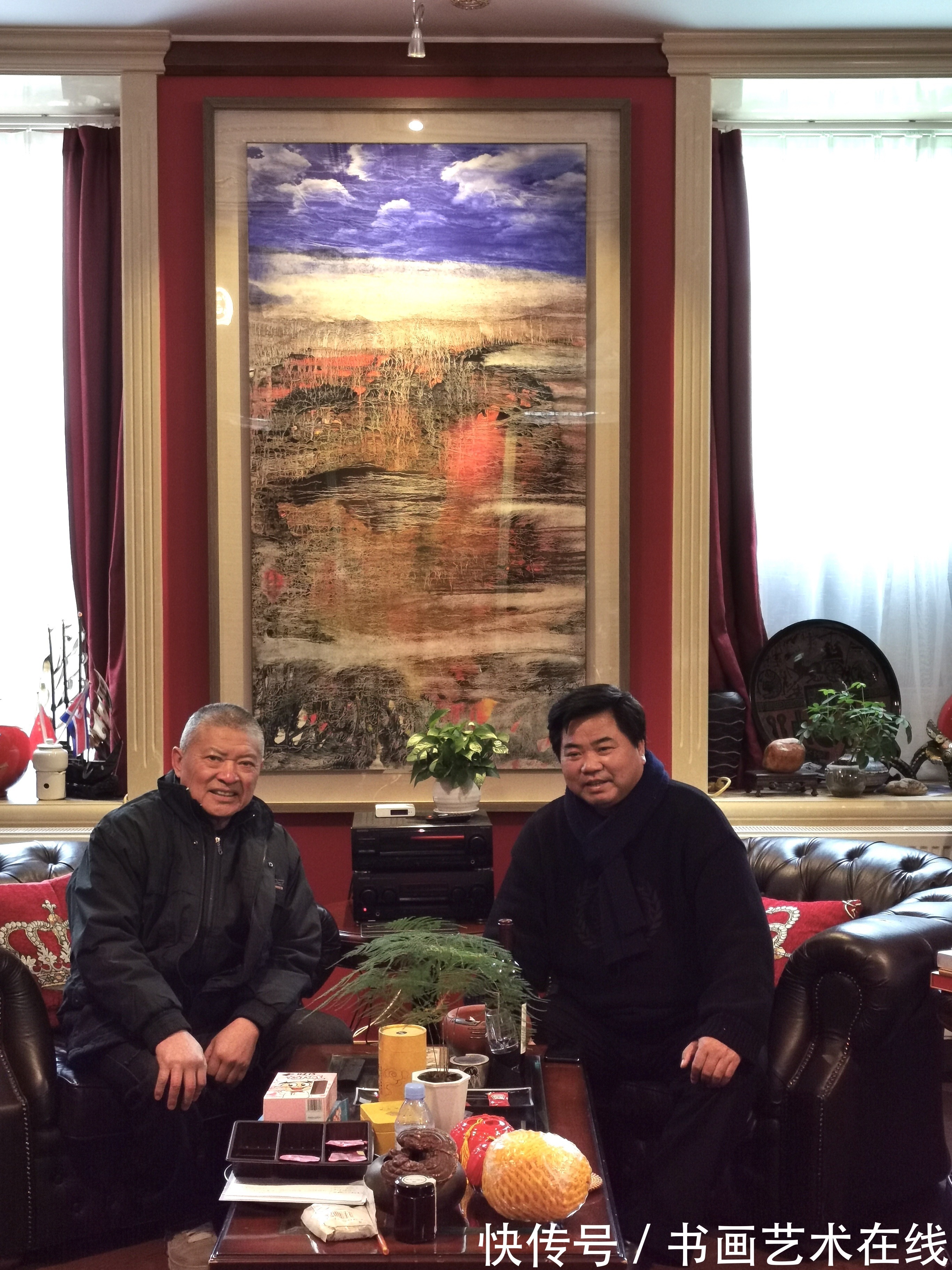 墨画&著名国画大师朱祖国与众多知名好友合影你肯定没见过!