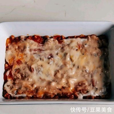 白蘑菇|超下饭的意式肉酱千层面，一学就会