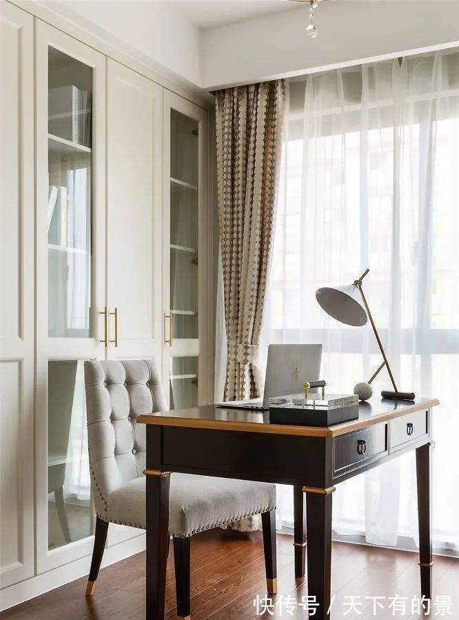 齐家安安|136㎡轻奢美式风,软装这样搭配,一点也不输豪华别墅!