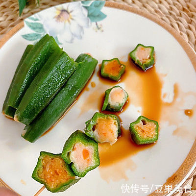 美食|营养低脂美食｜秋葵酿虾别再用这么做了，教你新吃法
