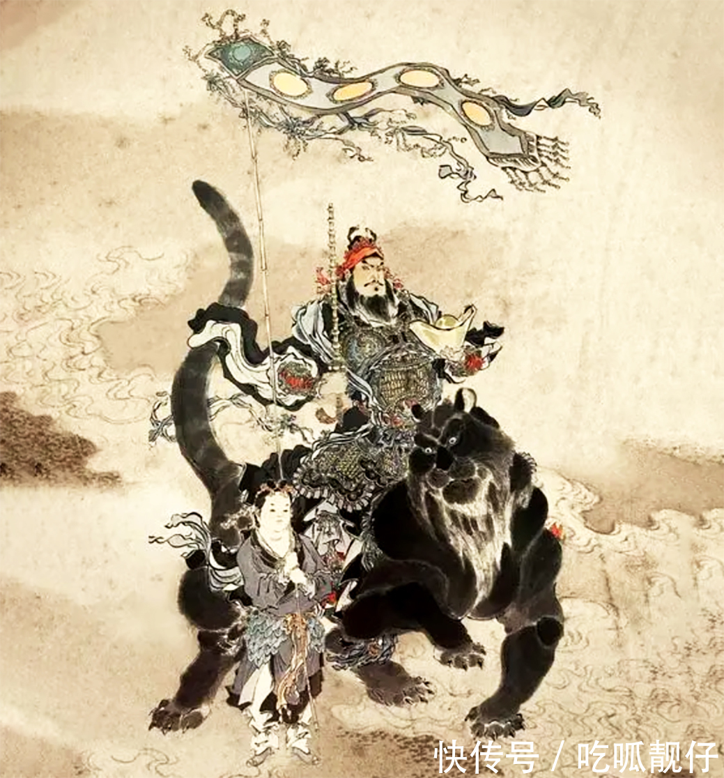 玄坛黑虎&神话传说中“最强悍的六只虎”:赵公明的“玄坛黑虎”无缘前三