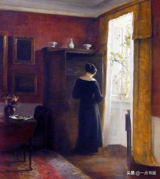 女人$油画里那些读书女人,那一刻全世界都是安静的