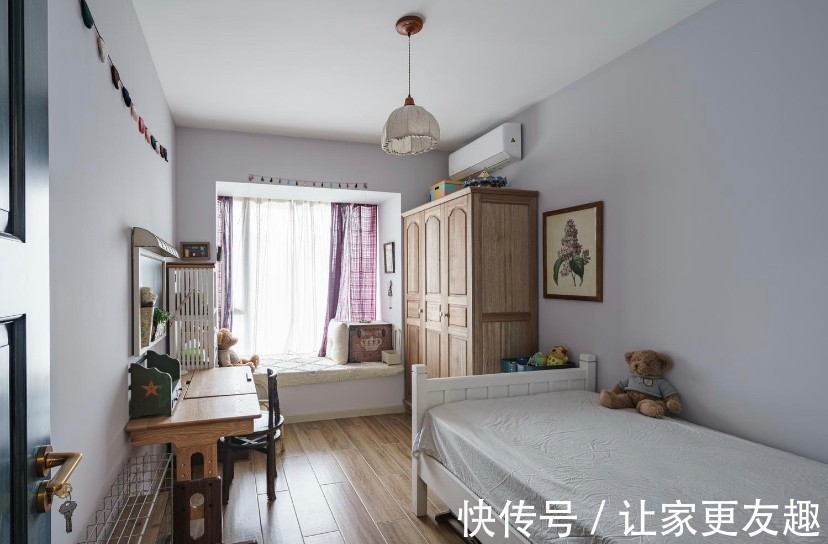 编织带|130㎡三室美式田园风，给你向往的诗意田园生活