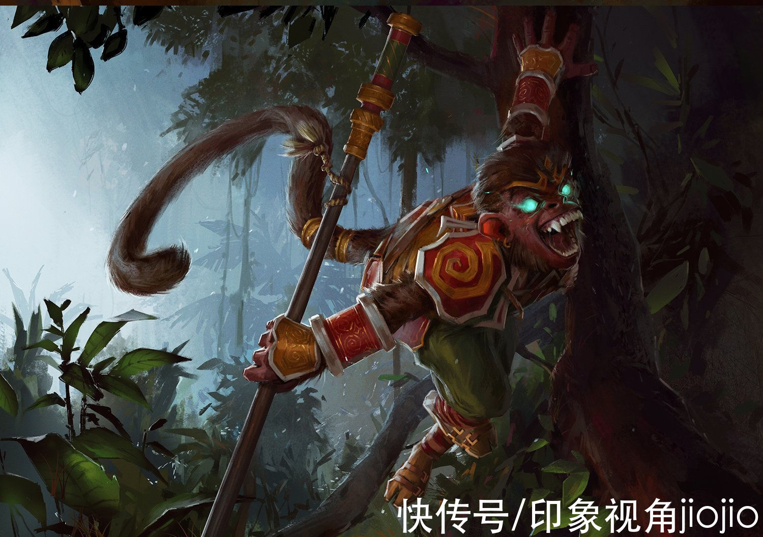 jiojio$粗犷笔触的CG插画艺术，每一幅画都很有故事感，色感超强