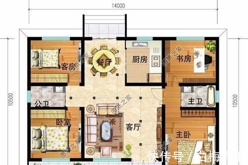 农村|5款四开间一层自建房，不大不小，要的就是住着舒服