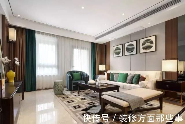 审美观|三室两厅中式装修设计,清雅含蓄的传统与现代结合