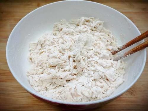 面包|最近儿子迷上这个早餐,比面包口感松软,满满都是料,特好吃