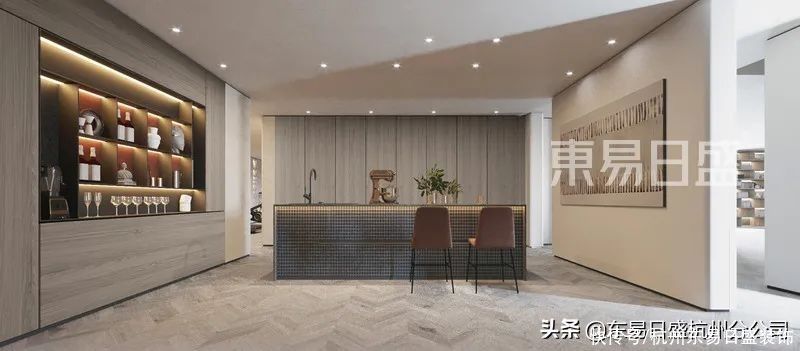 书房|750㎡极简风别墅设计，日子不紧不慢，生活不急不躁