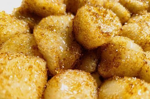 教你在家做糯米果,不煎不油炸,口感软糯,甜甜的好好吃