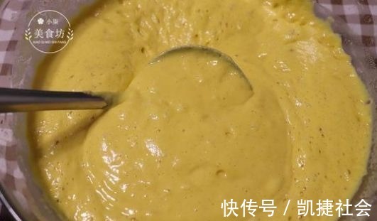 一碗玉米面,2个鸡蛋,教你粗粮细做,暄软香甜,比馒头简单好吃