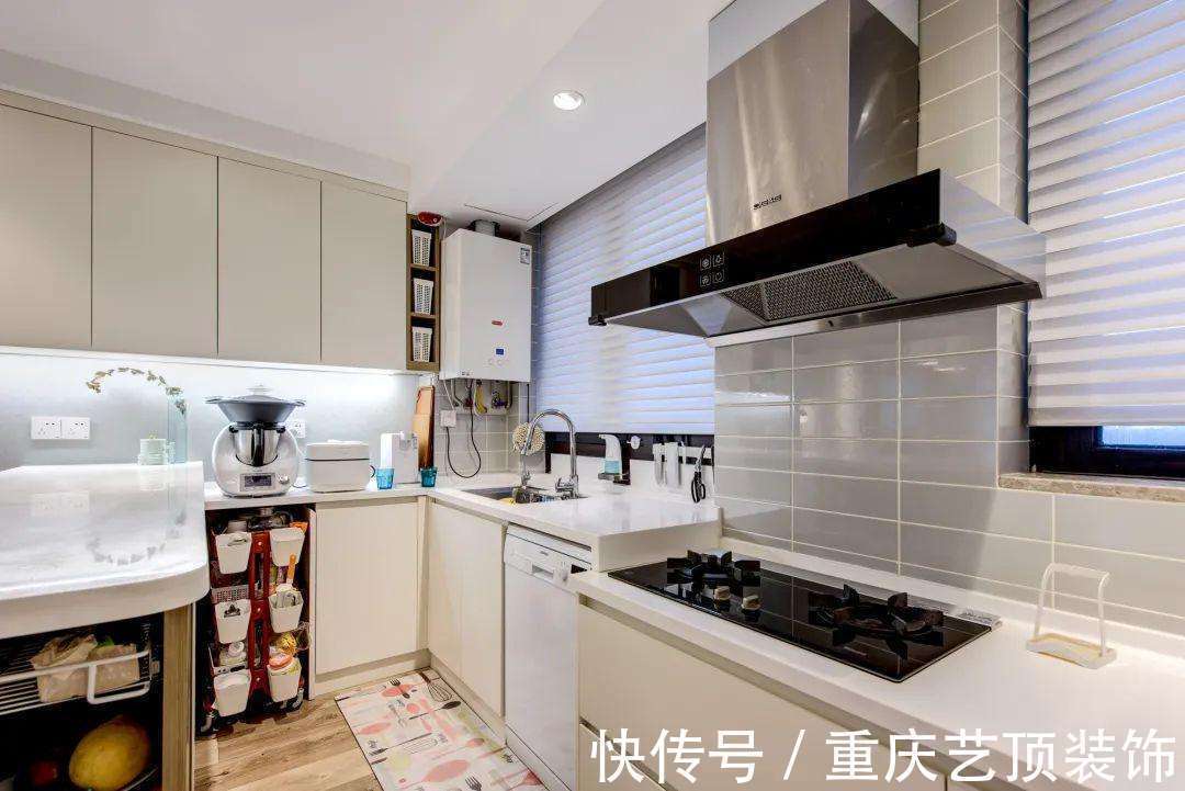 吊柜|厨房太杂乱,做好这几处设计,厨房台面更整洁