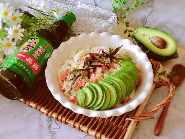 牛油果酱油拌饭