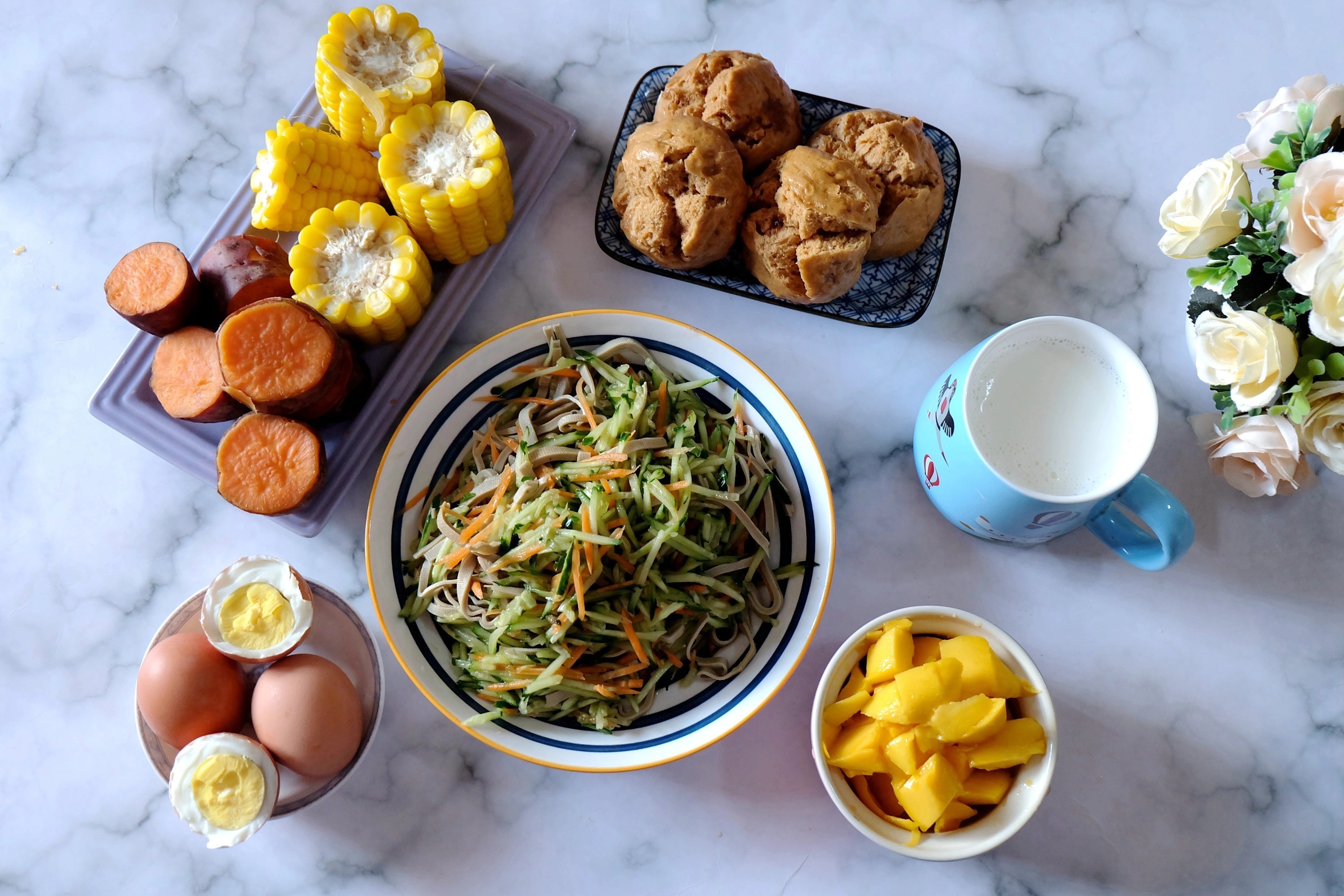红薯|二胎妈妈一周七天做早餐，食材都很常见，简单又好吃，做法都不难
