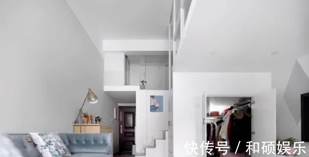 空间利用|34㎡装出两室一厅,竟然还有衣帽间,这才是真正将空间用到极致