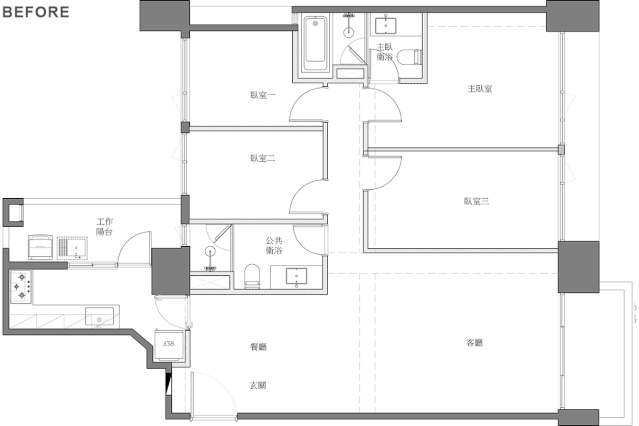 电视墙|95㎡自然宁谧灰二人宅，充满诗意