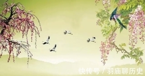 千古好诗!千古好诗!全诗只有二十八字,与陶渊明笔下的桃花源相比毫不逊色