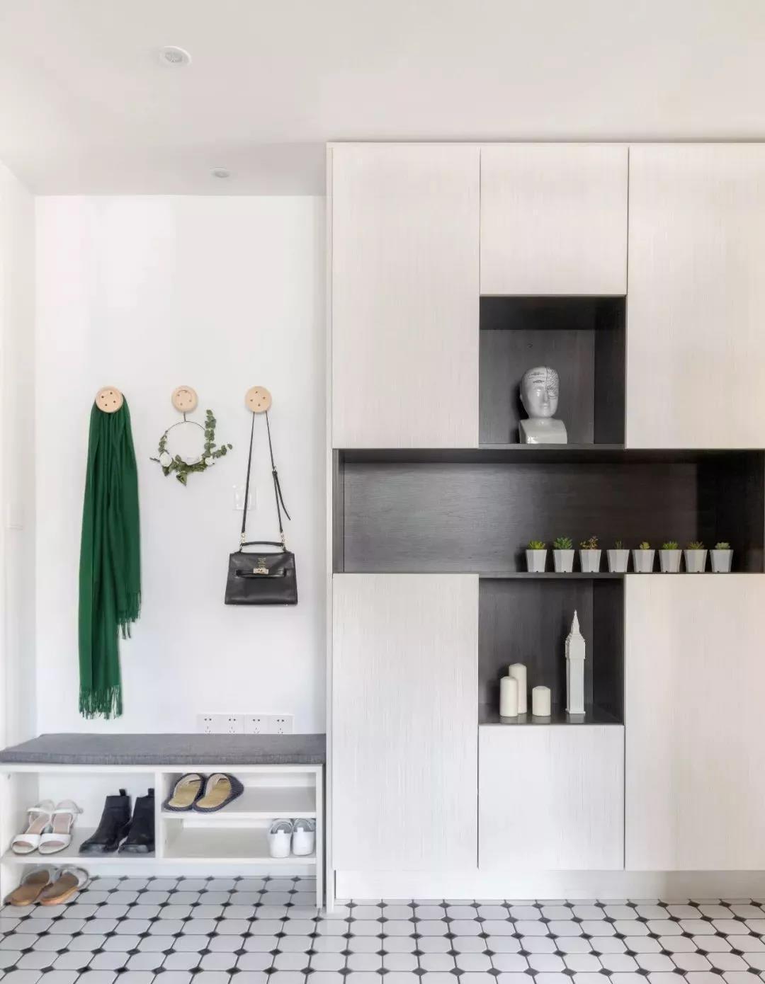 柜子|越来越多人家里玄关这样设计,实用又美观
