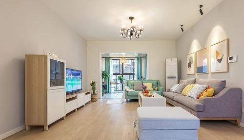 浅灰色|迫不及待给大家晒我的新房,全屋效果温馨,但橱柜的颜色被吐槽了