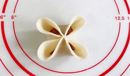 创意四喜蒸饺,寓意好,年夜饭上少不了它