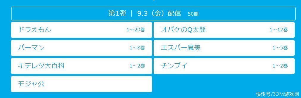 超能力魔美|藤子·F·不二雄大全集电子版9月3日上线 蓝胖子等名作陆续发布