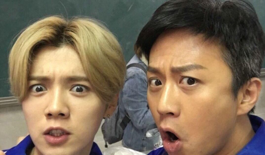 蔡徐坤霸气壁咚沙溢，《奔跑吧》路透曝光，“沙子爹”变身小可爱