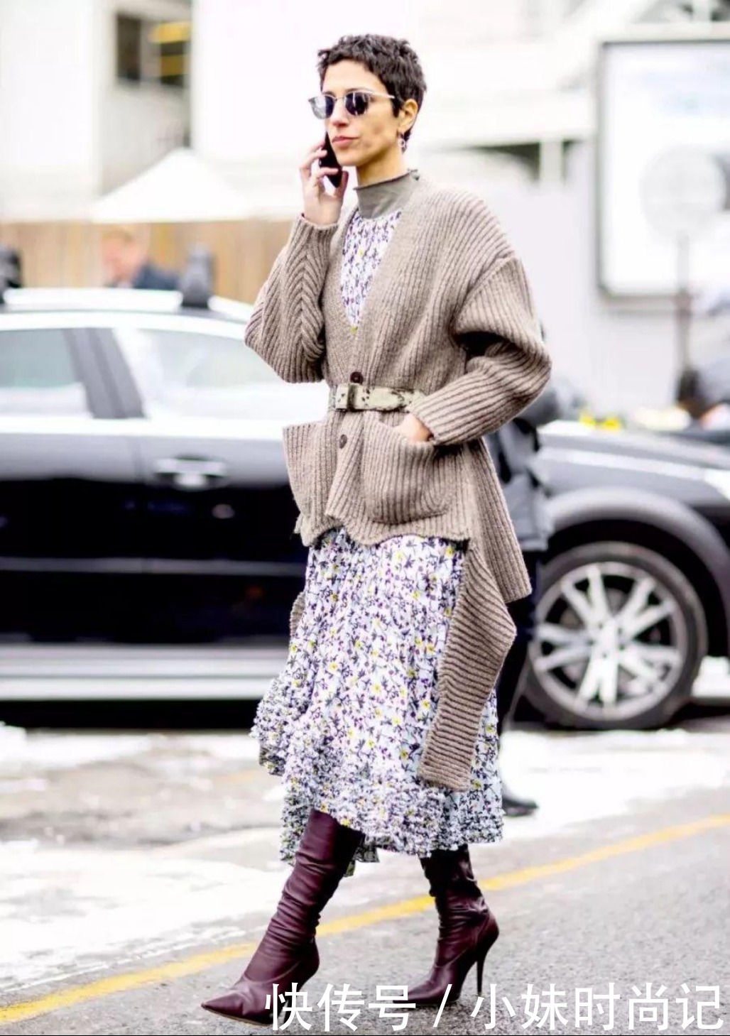 会穿裙子的女人精致又时髦,早春用这三款外套来搭配,温柔有气质