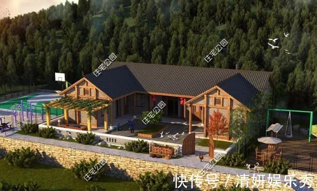 中式|2021年农村建房子,推荐这15套中式小院,造价便宜还实用