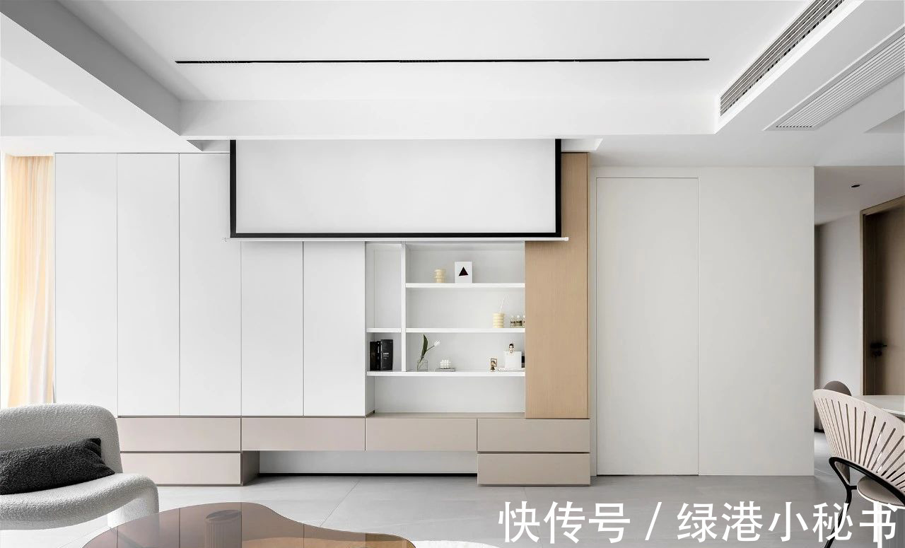 幕布盒|装修案例欣赏：浪漫又温馨的室内设计来啦~莫兰迪色功不可没！