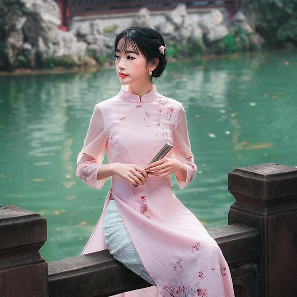 古典|高贵典雅的旗袍裙,将美的风韵洒满人间