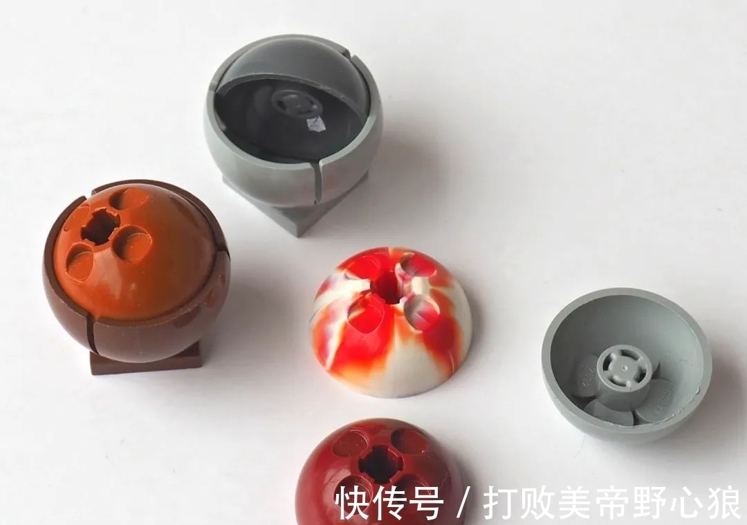 半球|乐高MOC拼搭元素使用分析之:空心半球及六边面板元素