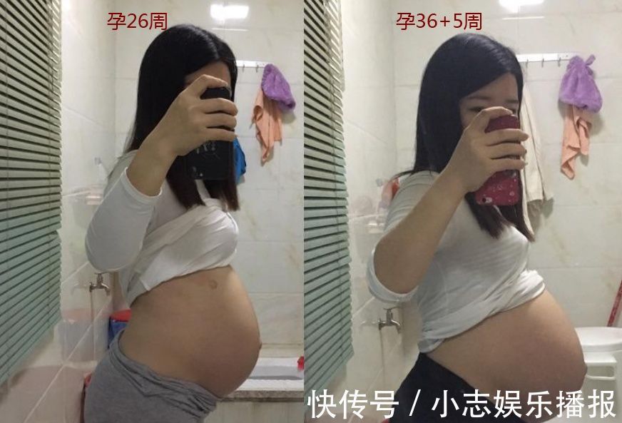 孕晚期|孕妇的“肚量”有多大一张图告诉你答案孕妇的内脏都被挤没了